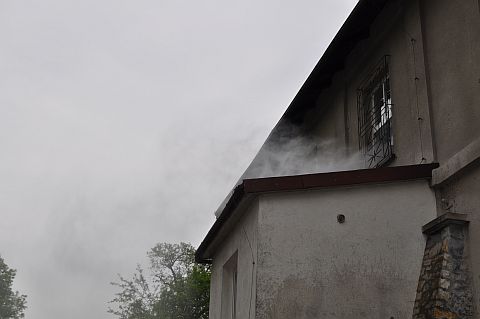 Ewakuacja szkoy w Grojcu