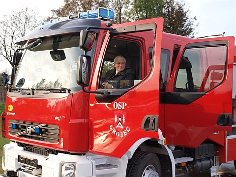 VOLVO FL - nowy samochd poarniczy dla OSP Grojec