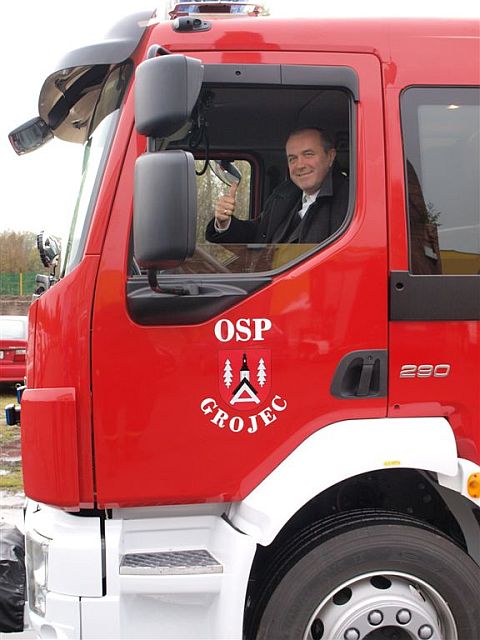 VOLVO FL - nowy samochd poarniczy dla OSP Grojec