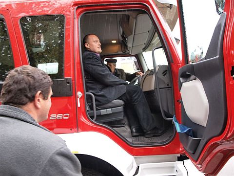 VOLVO FL - nowy samochd poarniczy dla OSP Grojec