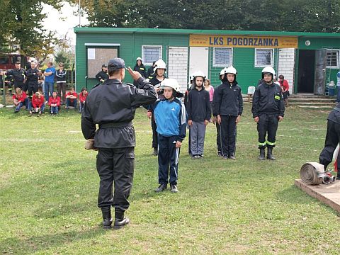 Powiatowe zawody sportowo-poarnicze MDP w Pogorzycach