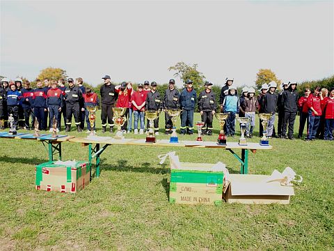 Powiatowe zawody sportowo-poarnicze MDP w Pogorzycach