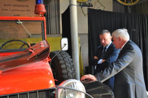 Minister Pawe Gra w Maopolskim Muzeum Poarnictwa 
