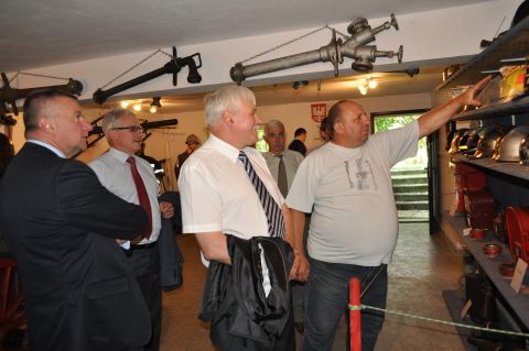 Minister Pawe Gra w Maopolskim Muzeum Poarnictwa 