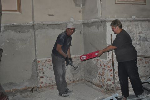 Prace w klasztorze 