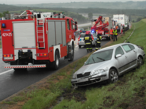 Wypadek na A4 w dniu 23.06.2013