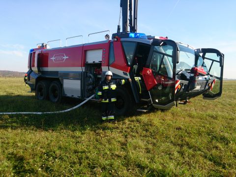 wiczenia  na wypadek katastrofy lotniczej