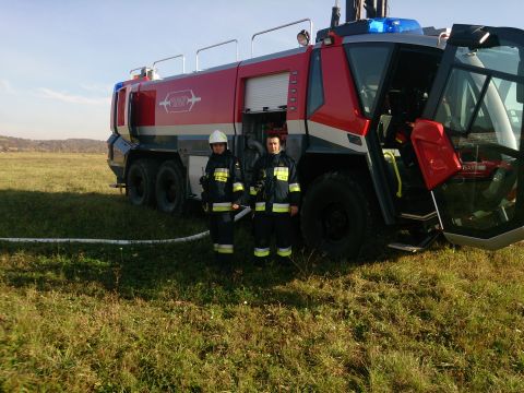 wiczenia  na wypadek katastrofy lotniczej