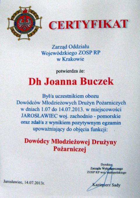Obz modzieowy w Jarosawcu