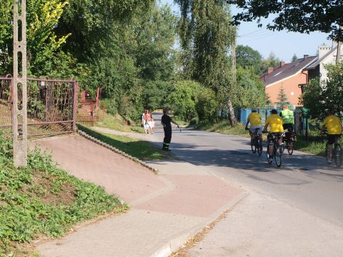 Zabezpieczenie rajdu rowerowego do Puszczy Dulowskiej Zabezpieczenie rajdu rowerowego do Puszczy Dulowskiej