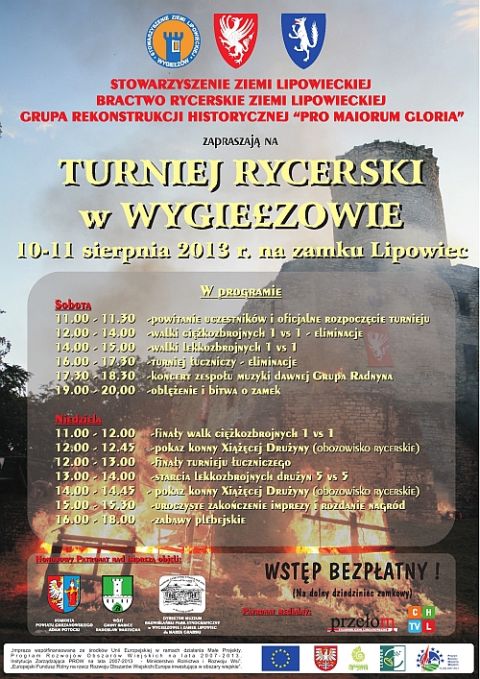 Plakat Turniej Rycerski w Wygiezowie