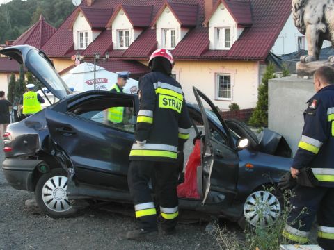 Wypadek w Porbie egoty na drodze 780