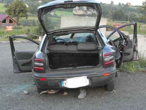 Wypadek w Porbie egoty na drodze 780