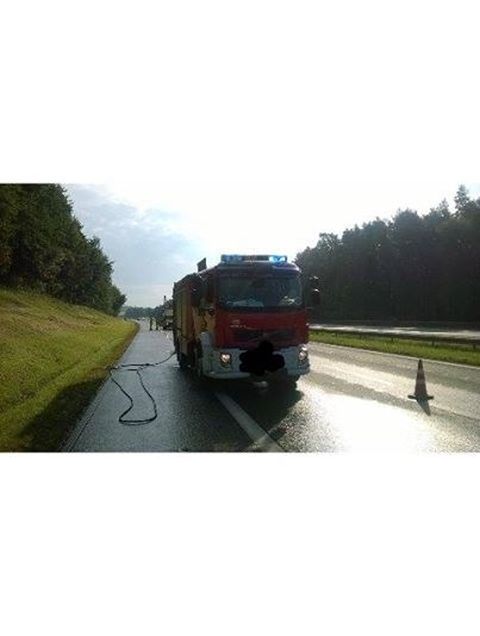A4 - Plama oleju na odcinku 2 km