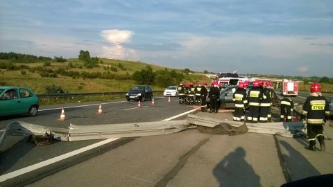A4 - Wypadek Toyoty