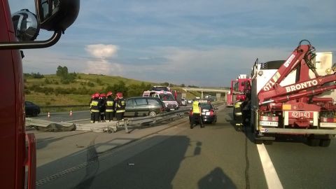 A4 - Wypadek Toyoty