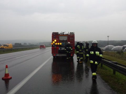 A4 - kolizja Skody i Renaulta 