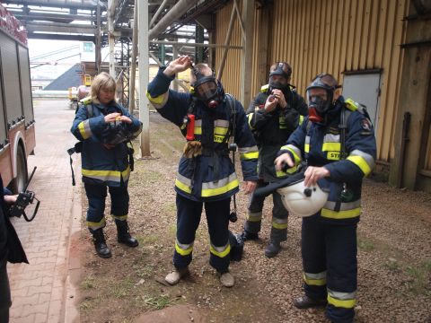 Trening w Elektrowni Siersza