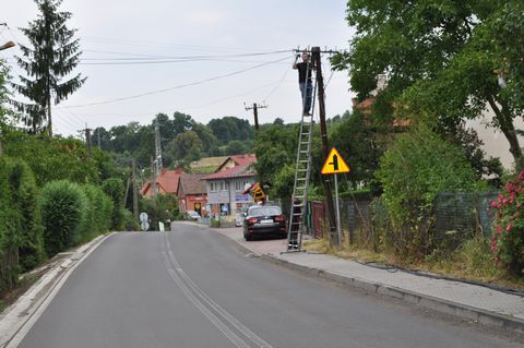 Usuwanie skutków porannej nawałnicy Usuwanie skutków porannej nawałnicy
