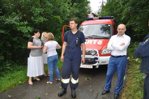 Usuwanie skutków porannej nawałnicy Usuwanie skutków porannej nawałnicy