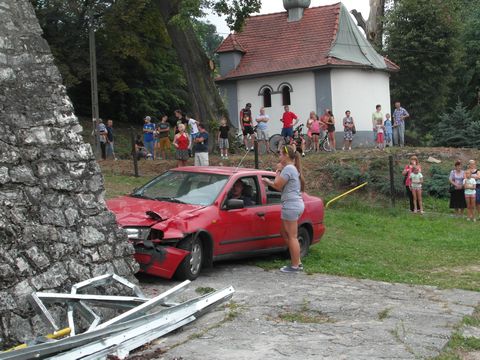 Pokaz akcji ratowniczej w wykonaniu OSP Grojec 