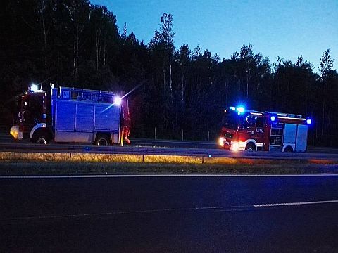 Wypadek na autostradzie A4