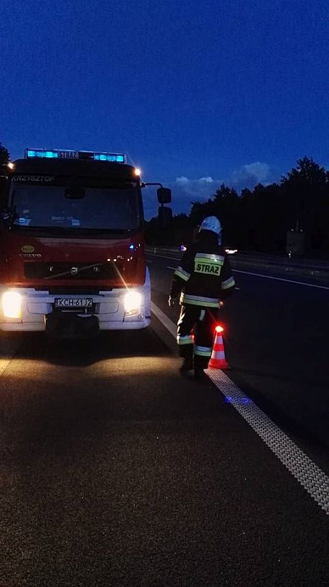 Wypadek na autostradzie A4