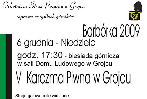Zaproszenie na Baróbrkę Zaproszenie na Baróbrkę