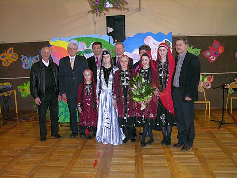 Zesp folklorystyczny z Gruzji 