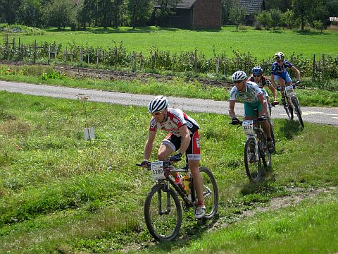 Z trasy maratonu rowerowego