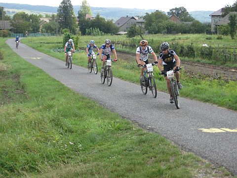 Z trasy maratonu rowerowego