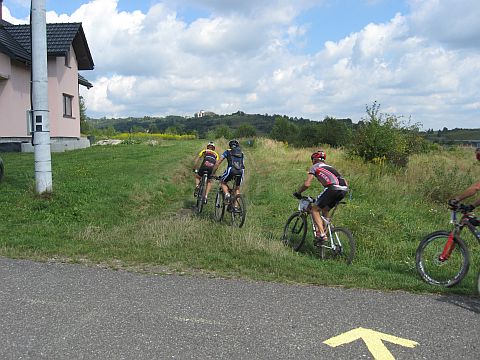 Z trasy maratonu rowerowego