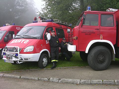 Powiatowe zawody poarnicze w Alwerni